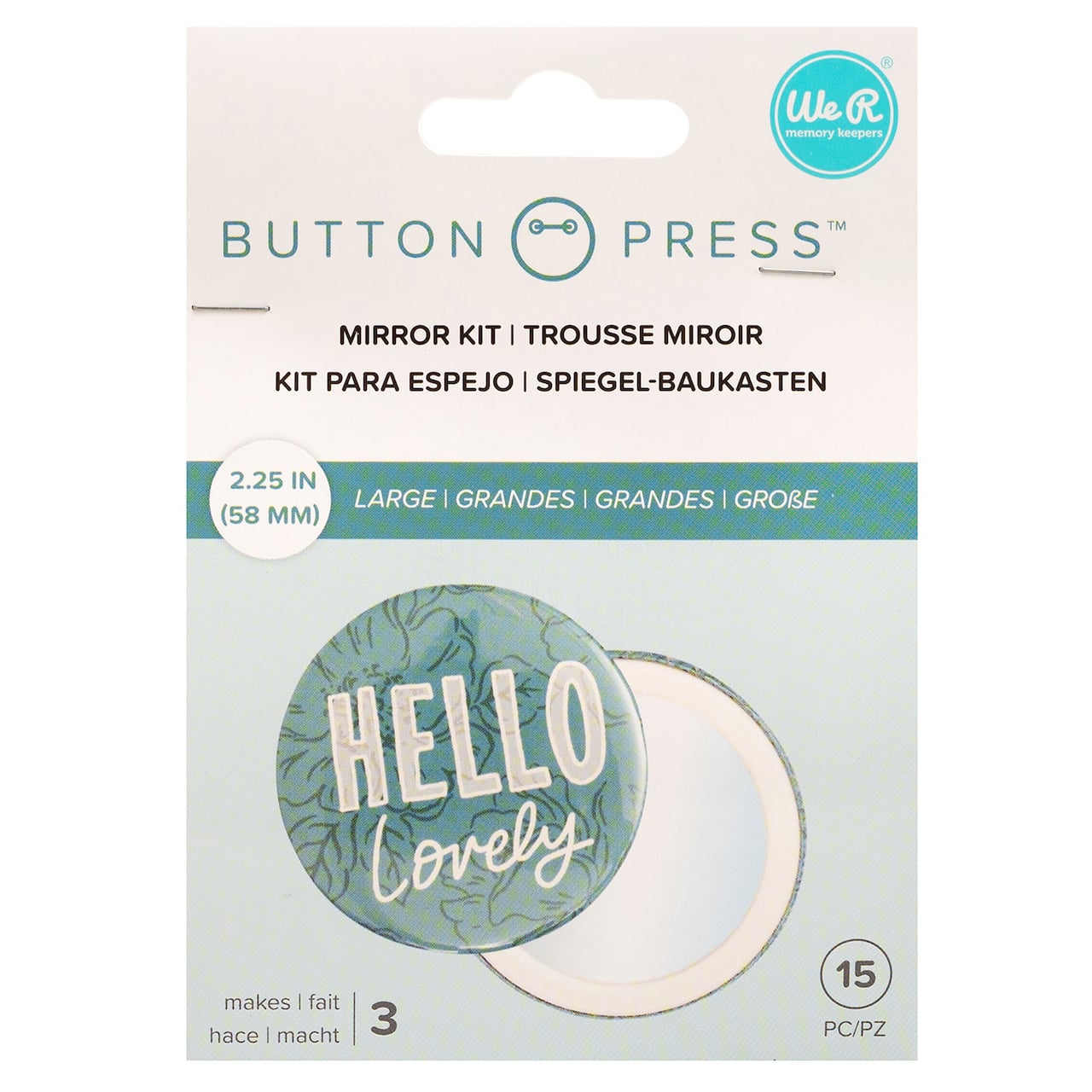 We R Memory Keepers® Button Press™ Large Mirror Kit